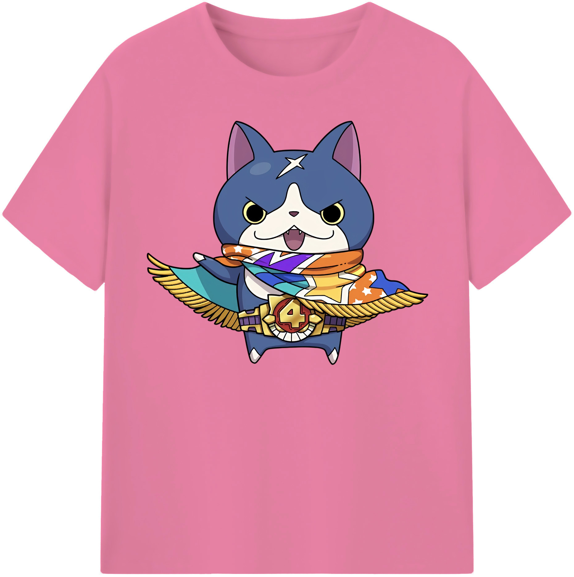 （画像用） 妖怪ウォッチ Yo-kai Watch 綿100％半袖Tシャツ（フロントプリント）